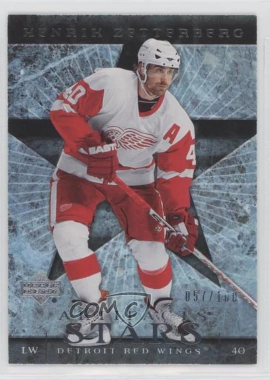 2007-08 Upper Deck Artifacts Stars Silver /100 Henrik Zetterberg #126 - Image 1 of 2