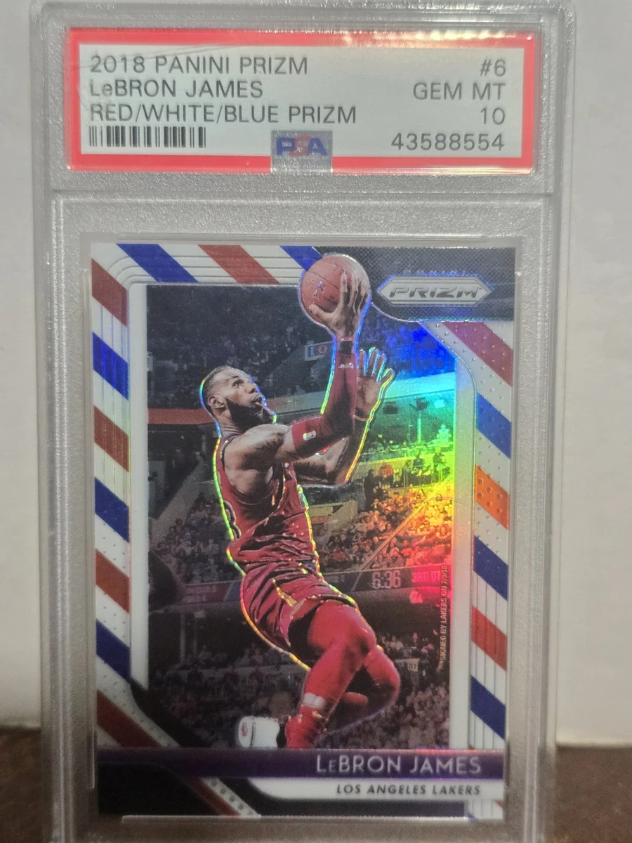 Panini LeBron James 10 Graded Basketball Sports Trading Cards