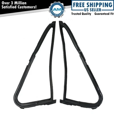 Vent Window Weatherstrip Seal Pair Set Kit for Dodge Ramcharger Pickup Truck - Image 1 of 2