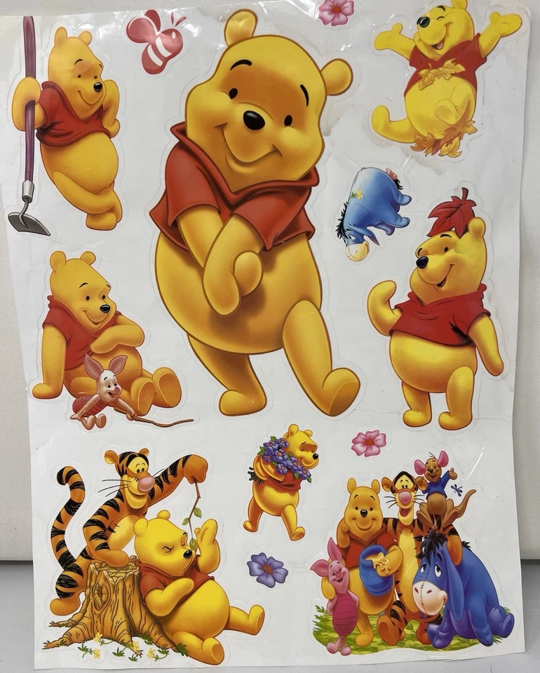 14 настенных наклеек Disney Winnie the Pooh & Friends для украшения детской комнаты! - Изображение 1 из 1