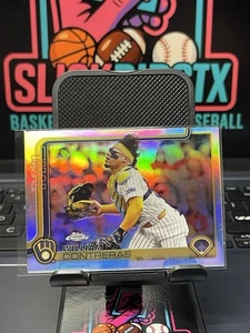 2025 Topps Chrome - William Contreras #25 Topps Refractor - Picture 1 of 2