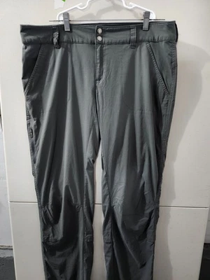 Pantalones Columbia Mujer 14 Largos Gris Sábado Trail Carga Aire Libre Senderismo Elásticos Foto 1 de 4