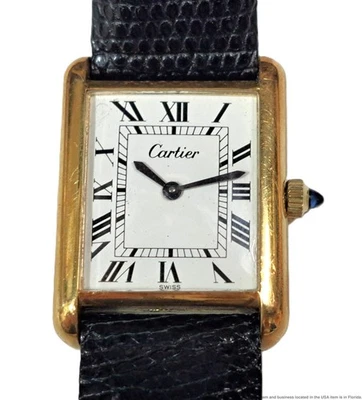 Cartier Mechanical Tank Watch Vintage Mens Wrist Watch - Image 1 of 4