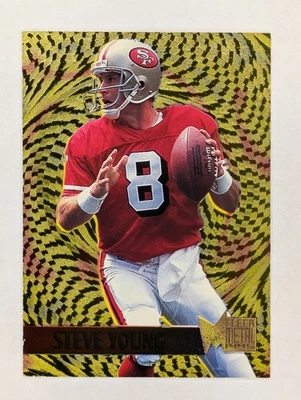 Steve Young 1995 Fleer Ultra Gold Blaster #18 of 18 HOF San Francisco 49ers BYU - Image 1 of 2