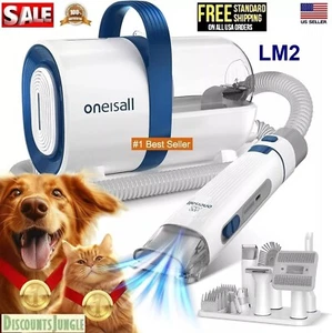 Dog & Cat Pet Hair Grooming Vacuum w/7 Pet Kit Trimmer 1.5L Capacity oneisall - Picture 1 of 9