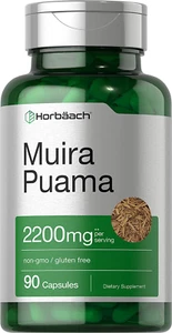 Muira Puama Extract 2200 mg | 90 Capsules | Non GMO, Gluten Free | by Horbaach - Picture 1 of 12