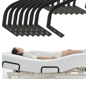 8-Piece L-Shaped Mattress Retainer Bracket Set for Stability - Easy Installation - Picture 1 of 11