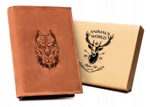 Large vertical men's leather wallet - Always Wild - Picture 1 of 12