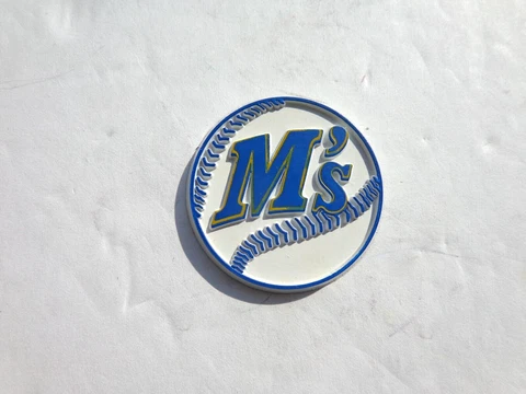 VINTAGE MLB SEATTLE MARINERS  FRIDGE MAGNET STANDING BOARD OLD SCHOOL RARE Cover