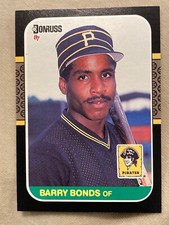1987 Donruss Barry Bonds Rookie Card RC #361 Pirates