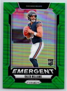 2024 Panini Prizm Emergent Green Prizm Caleb Williams Chicago Bears #1 - Bild 1 von 2