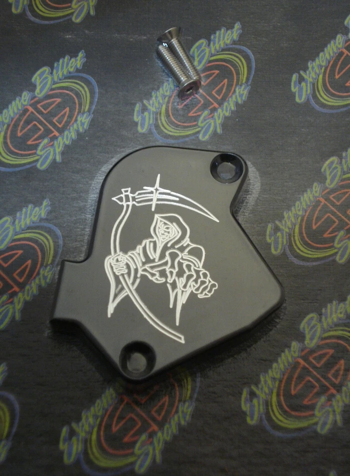 ЧЕРНАЯ КРЫШКА ДРОССЕЛЬНОЙ ЗАСЛОНКИ В НОРМАНДСКОМ СТИЛЕ YAMAHA RAPTOR 50 80 90 SUZUKI QUADSPORT DEATH REAPER - Изображение 1 из 1