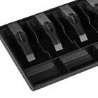 Boîte de rangement pour argent tiroir-caisse plateau d'insertion pour organisation du compartiment