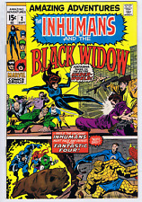 Amazing Adventures #2 Marvel 1970 featuring the Inhumans and the Black Widow