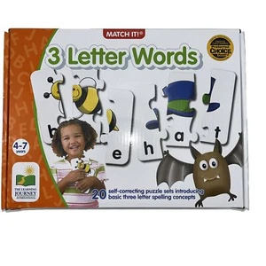 Puzzle, Toys 3 Letter Words, The Learning Journey, - Picture 1 of 2