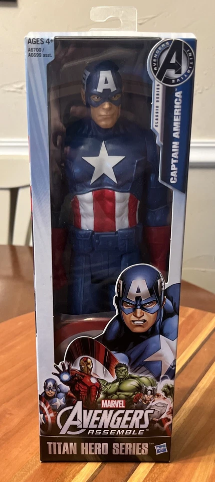 2013 Hasbro Captain America 12" Avengers Marvel TITAN Hero Series Figure