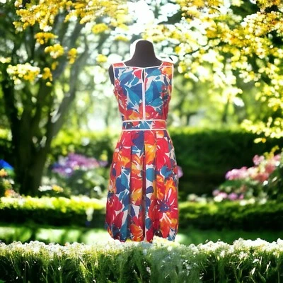 Vestido floral Ellen Tracy talla 4 Foto 1 de 2