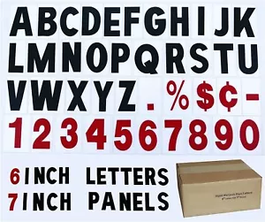 Outdoor starre Acryl Buchstaben für Festzelt Schild | 6" x 7" | Blockschrift | 288 ct - Bild 1 von 6