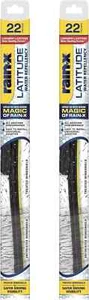Rain-X 810165 Latitude 2-In-1 Water Repellent Wiper Blades, 22 Inch - Ships Free - Picture 1 of 3