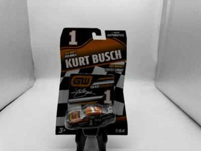 Kurt Busch GearWrench NASCAR Authentics 2021 Wave 6 1/64 Die-Cast NUEVO Foto 1 de 4