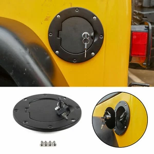 Cubierta de bloqueo de puerta de llenado de combustible para automóvil bloqueo de tapa de gasolina para Jeep Wrangler TJ 1997-2006 - Imagen 1 de 6