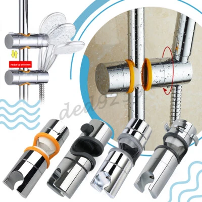 Verstellbar Duschkopf Handbrause Gleiter Halterung Halter Für 19 - 25mm Stange - Bild 1 von 4