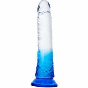 Realistic Dildo 8.7 Inch Jelly Dong G-Spot Stimulator With Suction Cup Sex Toys