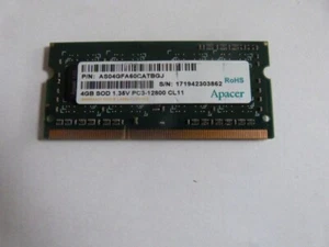 Apacer 4GB Arbeitsspeicher PC3-12800 CL11AS04GFA60CATBGJ - Bild 1 von 3