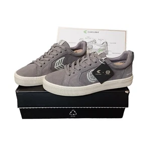 Cariuma Berrics Catiba Pro Skate Sneaker M 8 W9.5 Charcoal Gray Suede Shoes Rare - Picture 1 of 21