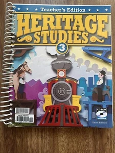 BJU Hertiage Studies Teacher's Edition Grade 3 w/ CD-Rom Excellent Condition - Picture 1 of 6