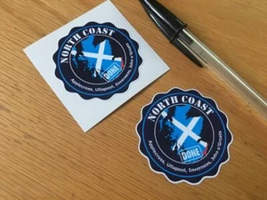 Pegatina North Coast 500 - (par pequeño) - VENDEDOR DEL REINO UNIDO - Imagen 1 de 1