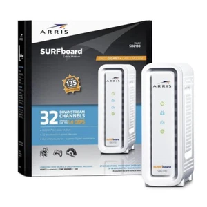ARRIS SURFboard SB6190 DOCSIS 3.0 Cable Modem, 1.4 Gbps Download Speeds - BNIB - Picture 1 of 1