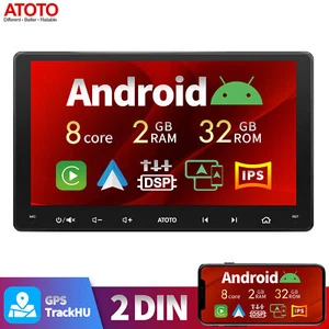 ATOTO A6 PF 9 Zoll Doppel-DIN Autoradio Android RDS GPS Navi ChatGPT AI Carplay - Bild 1 von 12