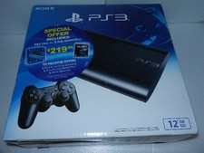 new no warranty Sony PlayStation 3 12GB Console black PS3 CECH-4301A ps slim 