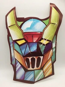Vintage Halloween Mask Paper Card ROBOT Mazinger Z Transformers / Voltron 1980s - Picture 1 of 2