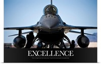 Poster Print Wall Art entitled Motivational Poster: Air Force Poster: U.S. Air