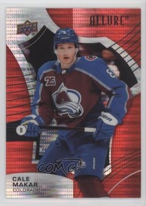 2021-22 Upper Deck Allure Red Rainbow Cale Makar #8