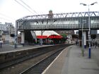 PHOTO  PLATFORMS 3 AND 4 MANCHESTER OXFORD ROAD STATION GENERALLY USED BY TRAINS