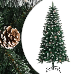  Weihnachtsbaum grün-weiß PVC, Stahl kleine Deko-Inlays - Bild 1 von 8