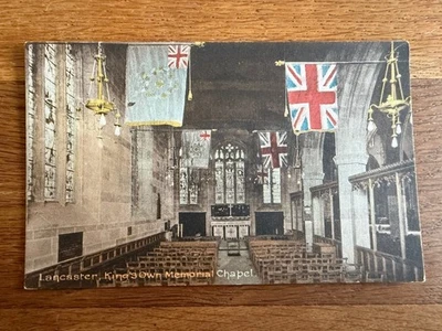 Vintage Postcard UK 🇬🇧 King’s Own Memorial Chapel Lancaster Lancashire Frith’s - Image 1 of 2