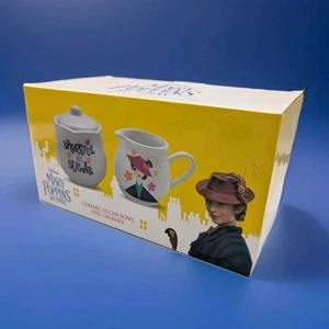 Disney Mary Poppins Returns Spoonful of Sugar Bowl & Creamer Set NEW in Box - Picture 1 of 5