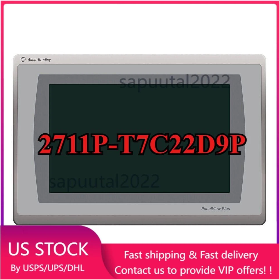 Factory Sealed AB 2711P-T7C22D9P /A HMI PanelView Plus 7 Graphic Terminal new! - Image 1 of 4