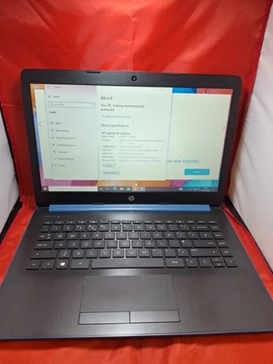 HP 14-cm0xxx Black Laptop Used Good Condition Fully Working No Charger - Image 1 of 4