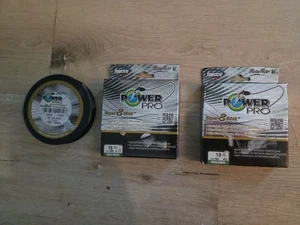 3 Pk Power Pro Super 8 Slick Hi-Vis Aqua 15 lb 150 yds Braided Fishing Line - Picture 1 of 2