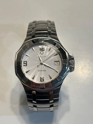 Reloj para hombre Concord Saratoga esfera plateada acero inoxidable 37 mm 14.C2.1894 Foto 1 de 4