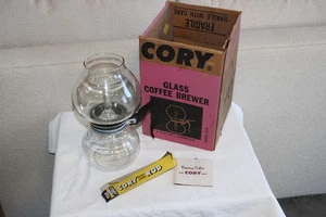 Cafetera al vacío Cory DCG de colección 4-8 tazas con varilla de filtro caja original - Imagen 1 de 22