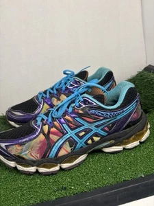 Asics Gel-Nimbus 16 Damengröße 9 SELTEN Kaleidoskop Regen Laufschuhe T485Q - Bild 1 von 7