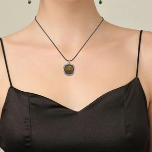 Locket Pendant Memory Necklace Lockets for Women Jewelry Pendants - Picture 1 of 17