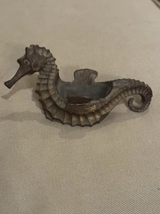1950’s - 1960s Souvenir Bronze Tone Metal Seahorse Aschenbecher - Suwannee River, FLA - Bild 1 von 22