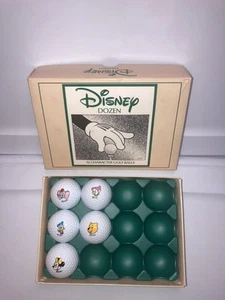 VTG Disney Dozen Character Golf Balls Set of 5 - New Open Box - Picture 1 of 8